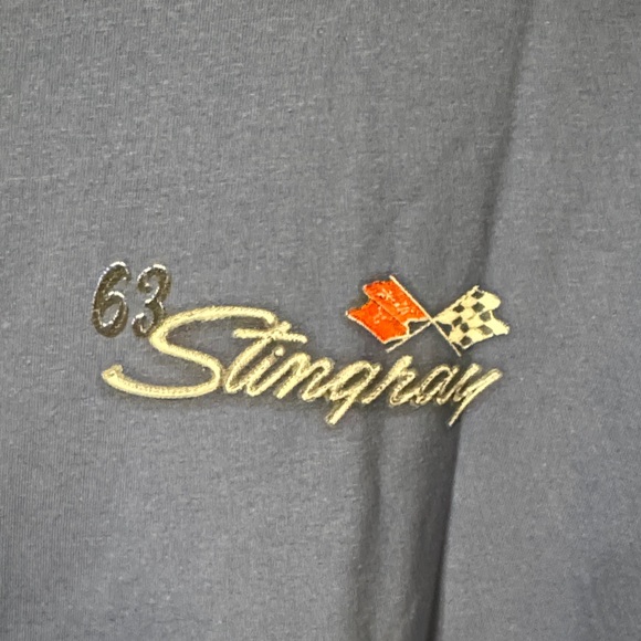 GM Licensed 100% Cotton Island Shores Shirt 1963 Corvette Sting Ray Graphic XL - Picture 5 of 6